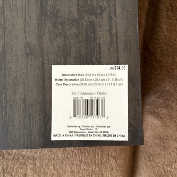 Punch Studio Decorative Storage Box - Picture 6 of 6